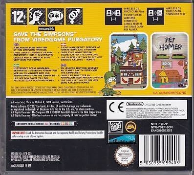 The Simpsons Game - Nintendo DS - (B Grade) (Genbrug)